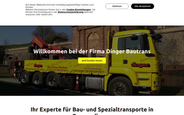 www.dinger-bautrans.de