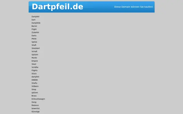 dartpfeil.de