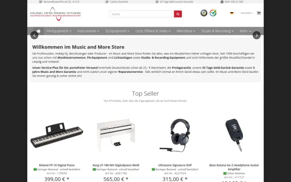 musicandmorestore.de