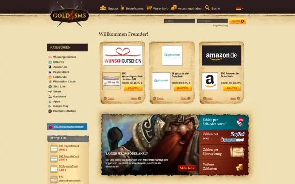 www.gold4sms.de