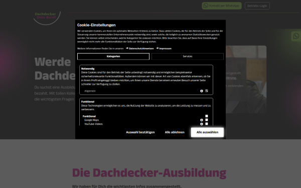 ausbildungsfinder.dachdeckerdeinberuf.de