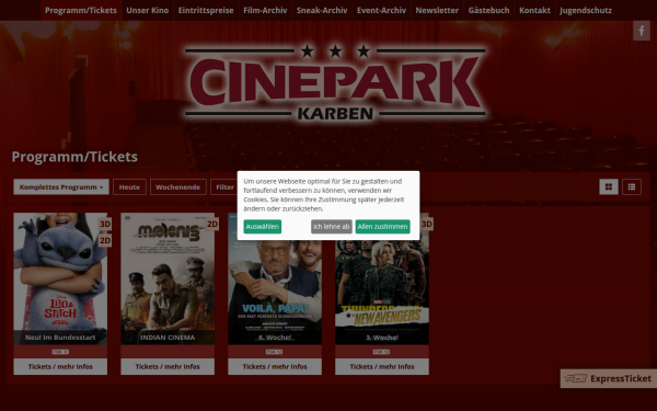www.cinepark.net