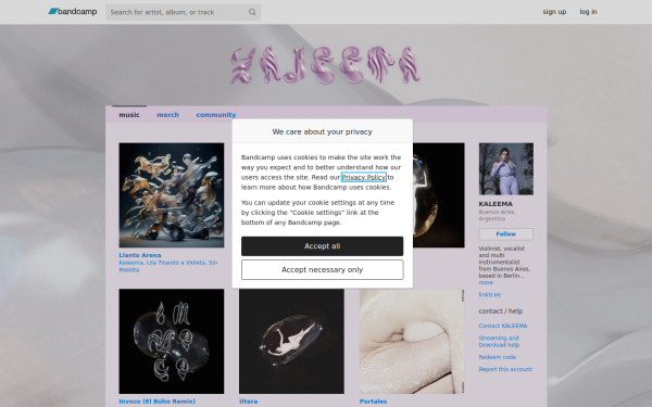 kaleema.bandcamp.com