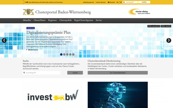 www.clusterportal-bw.de