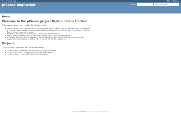 redmine.pfsense.org