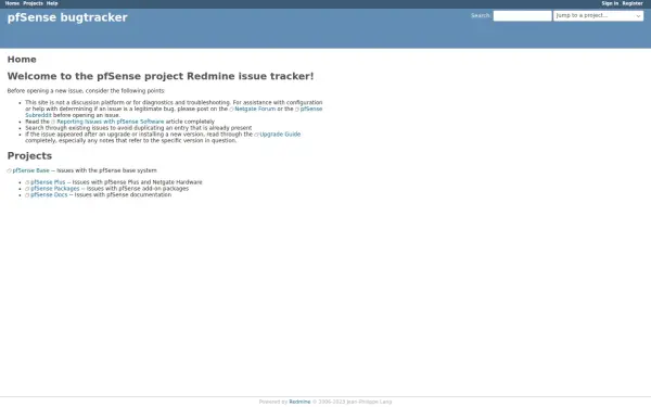 redmine.pfsense.org