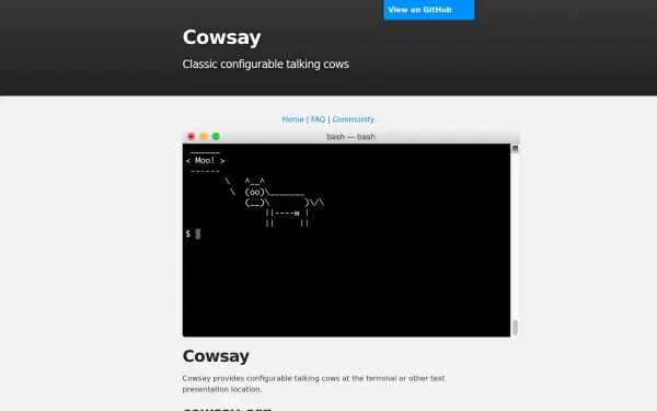 cowsay.diamonds