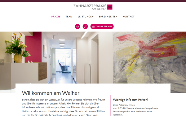 www.zahnarztpraxis-am-weiher.de