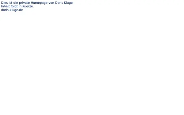doris-kluge.de
