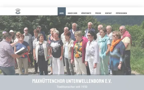 maxhuettenchor.de