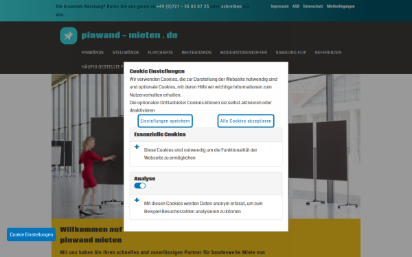 pinwand-mieten.de