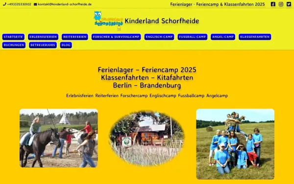 www.kinderland-schorfheide.de