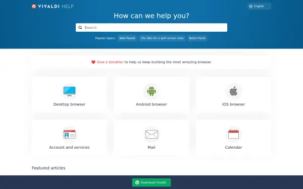 help.vivaldi.com