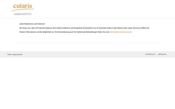 cutaris-kosmetikinstitut.de