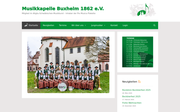 musikkapellebuxheim.de