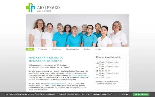 www.arztpraxis-koenigsforst.de