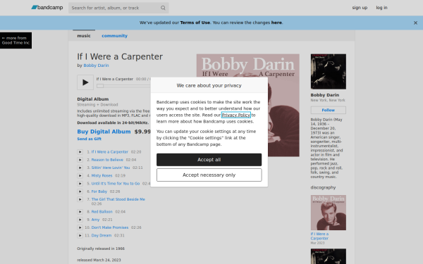 bobbydarin.bandcamp.com