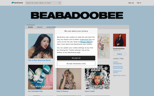beabadoobee.bandcamp.com