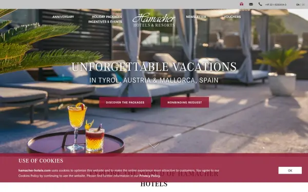 www.hamacher-hotels.com