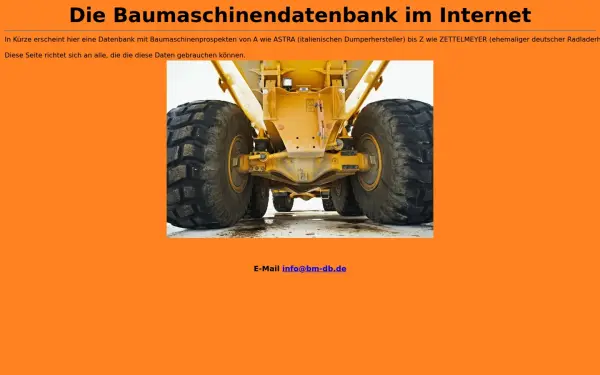 baggerinfo.de