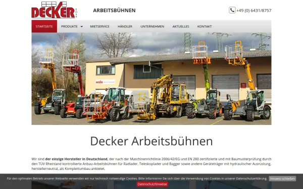 www.decker-arbeitsbuehnen.de