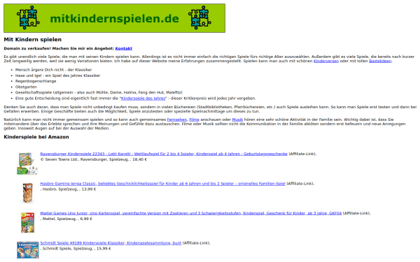 www.mitkindernspielen.de