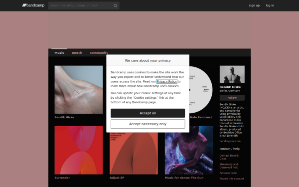 bendikgiske.bandcamp.com