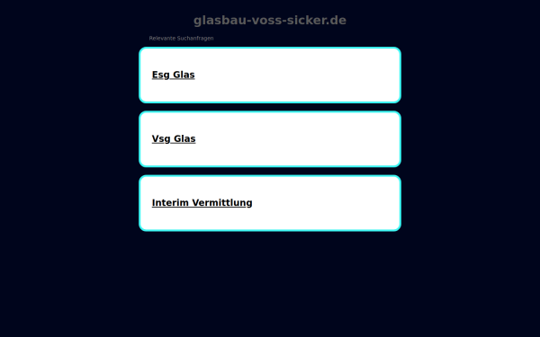 glasbau-voss-sicker.de