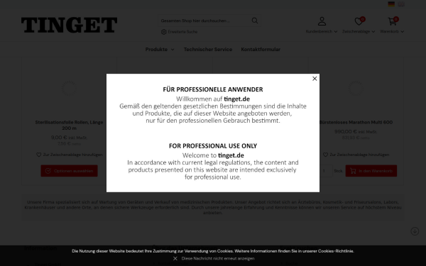 www.tinget.de