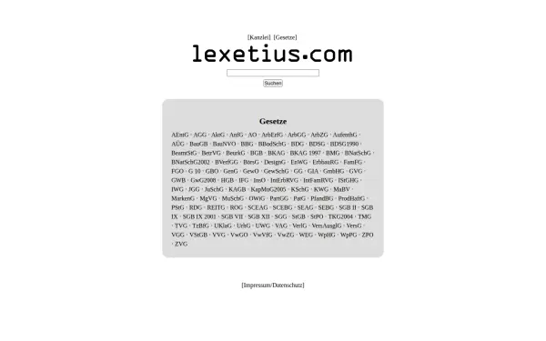lexetius.de