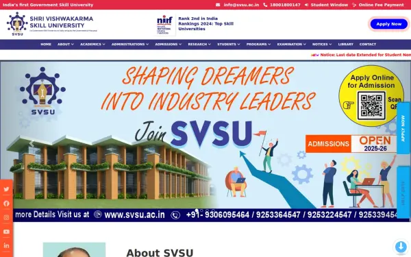 svsu.ac.in