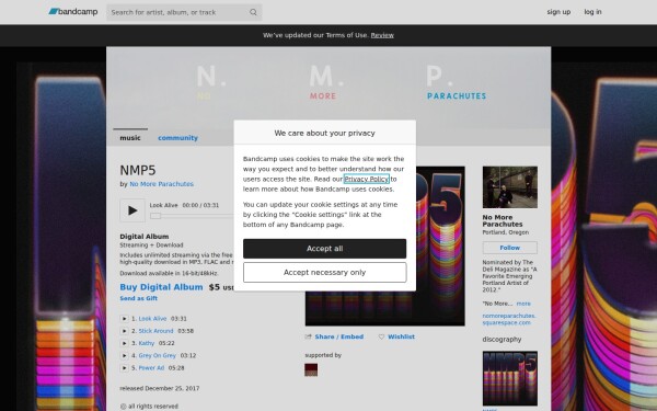 nomoreparachutes.bandcamp.com