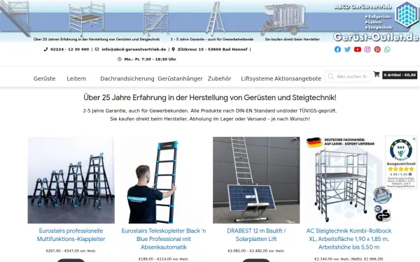 www.geruest-outlet.de
