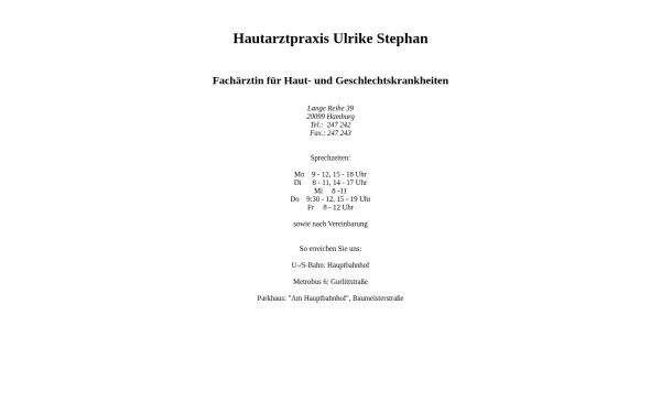 hautarztpraxis-ulrike-stephan.de
