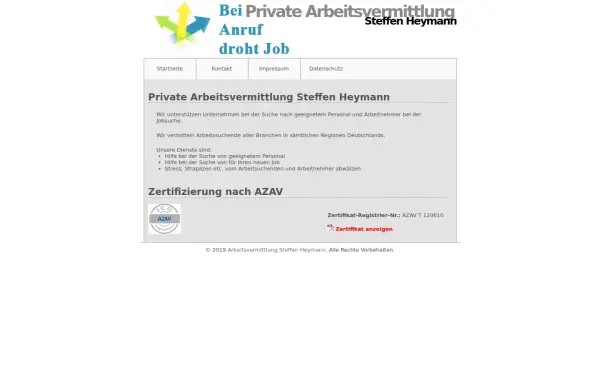 www.arbeitsvermittlung-heymann.de