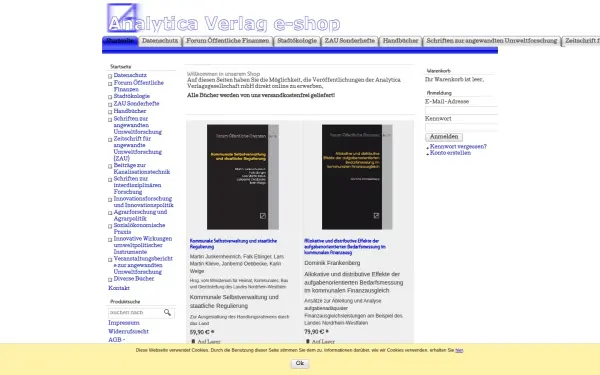 www.analytica-verlag-shop.de
