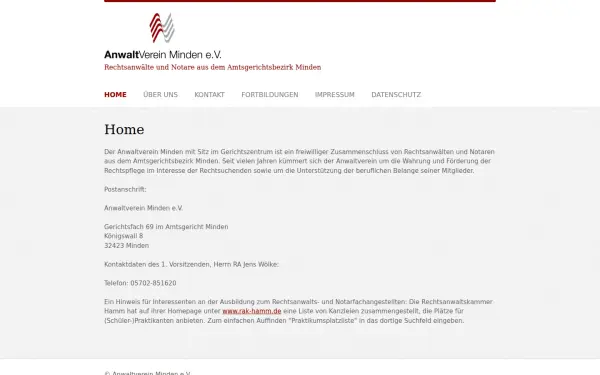 anwaltverein-minden.de