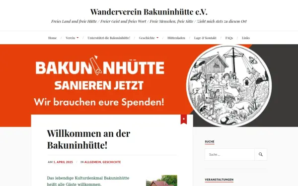 bakuninhuette.de