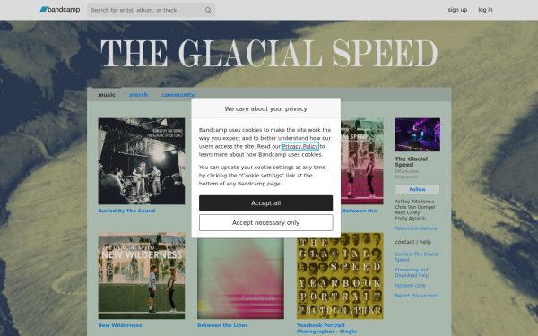 theglacialspeed.bandcamp.com