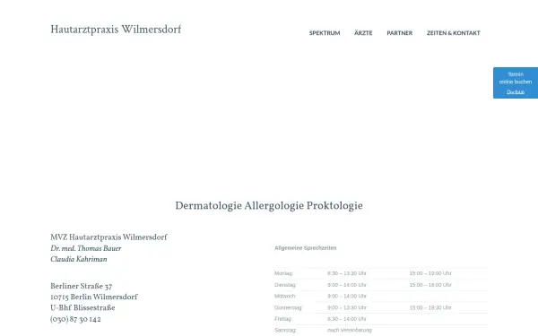 hautarztpraxis-wilmersdorf.de