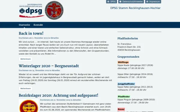 dpsg-hochlar.de