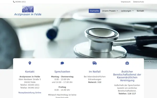 www.aerztehaus-felde.de