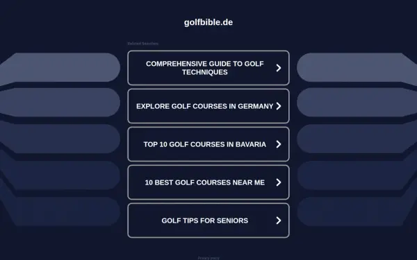 golfbible.de