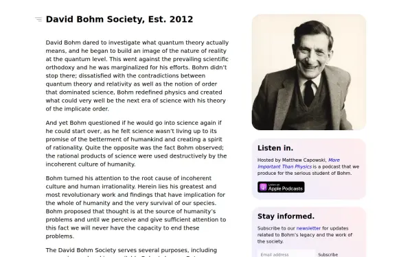 www.davidbohmsociety.org