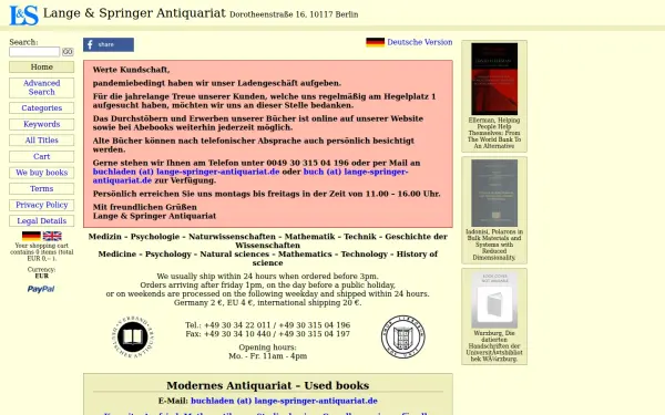 www.lange-springer-antiquariat.de