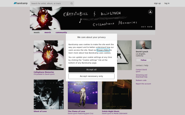 davidlynch.bandcamp.com