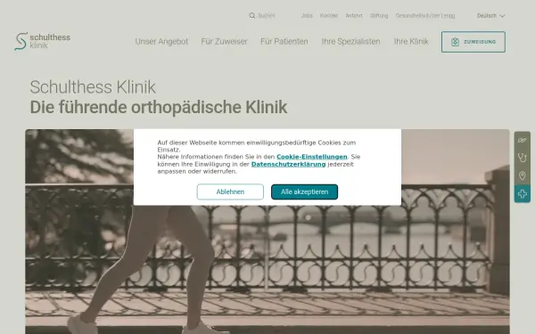 www.schulthess-klinik.ch