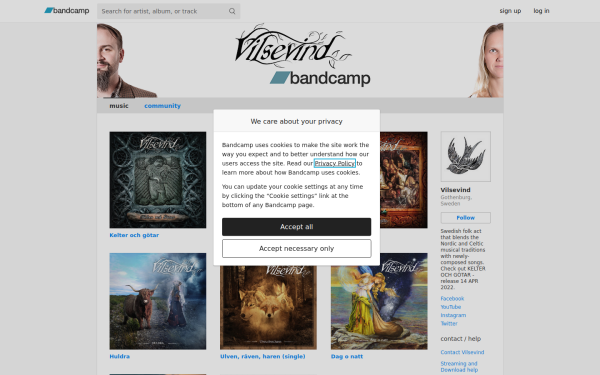 vilsevind.bandcamp.com