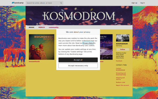 kosmodromband.bandcamp.com