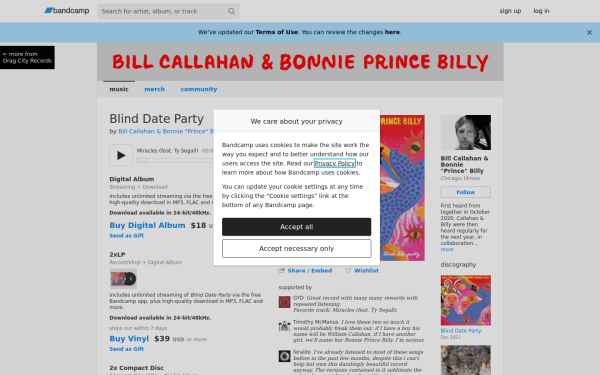 billcallahanbonnieprincebilly.bandcamp.com